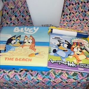 Bluey The Beach Imagine Ink Activity Set - Bright Pastel Artwork